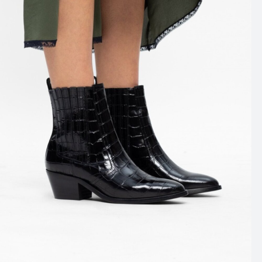 All Saints Leather Chelsea Boots